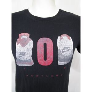 RARE! Nike Air Jordan Portland 503 Black Sneaker T-Shirt Men Sz S